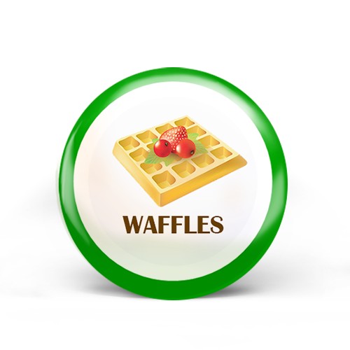 waffle badge
