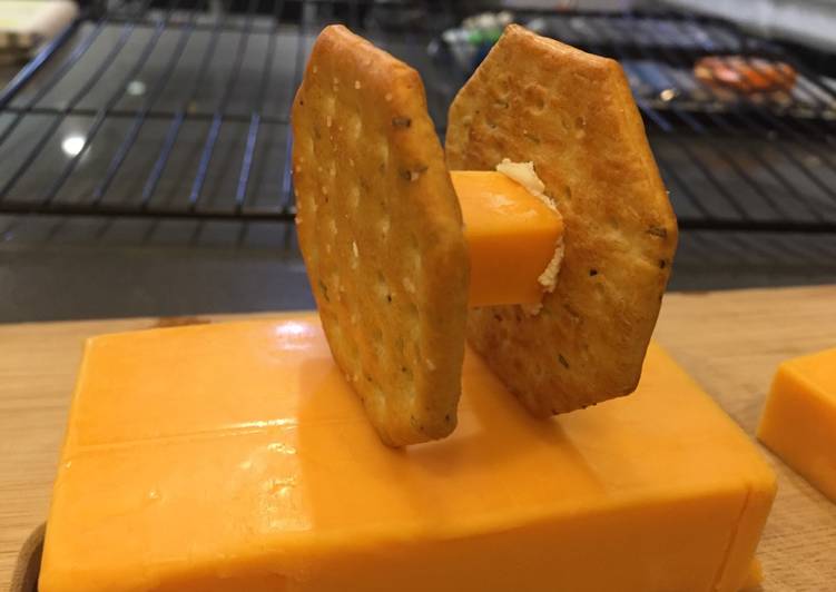 cheese and cracker tie fighter
