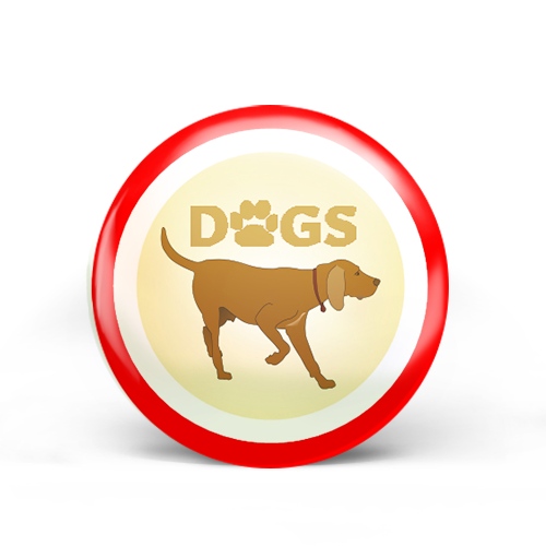 dog  badge